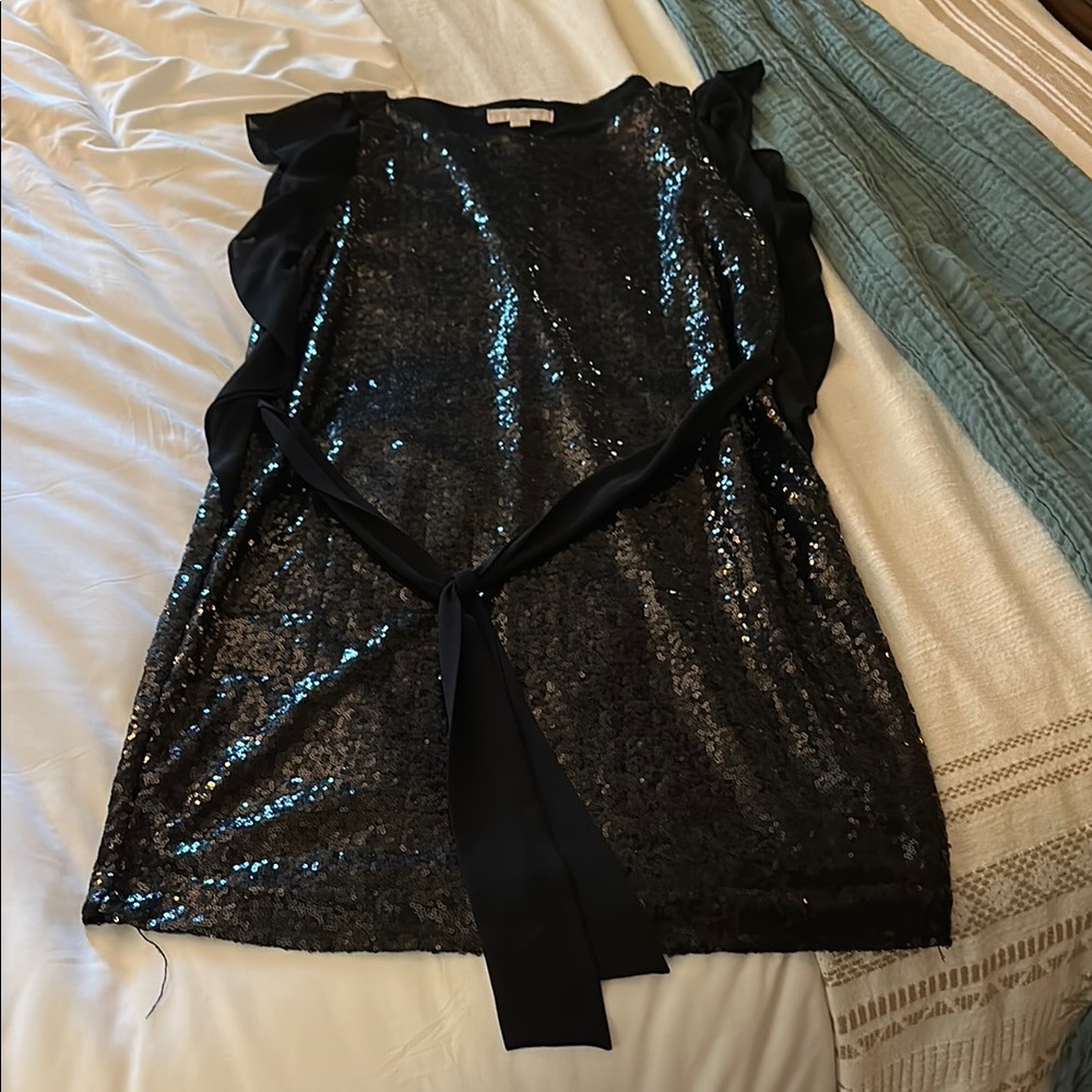 Michael Kors Black Sequin Dress